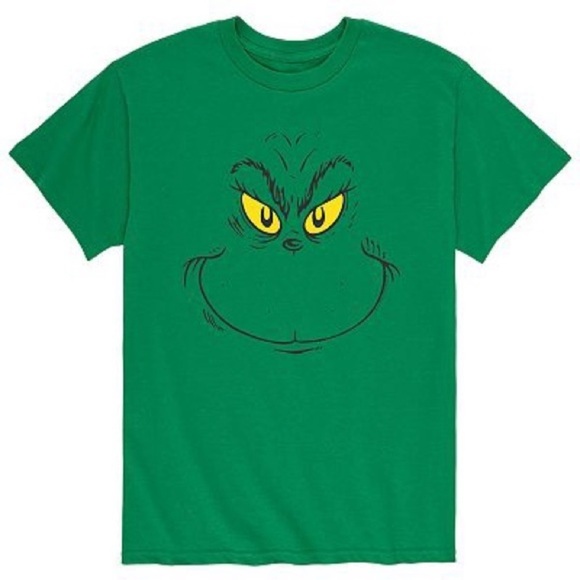 Dr Seuss Other - Dr Seuss The Grinch Face Tee 75 Years of Imagination Size 3XL